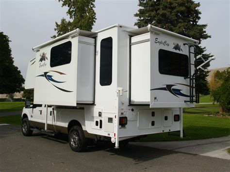 luxury slide out truck campers.